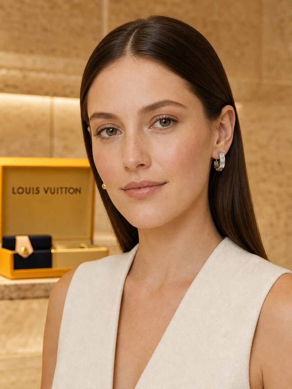 Louis Vuitton Signature Earrings Style 6 | New with Box - Picture 9 of 9